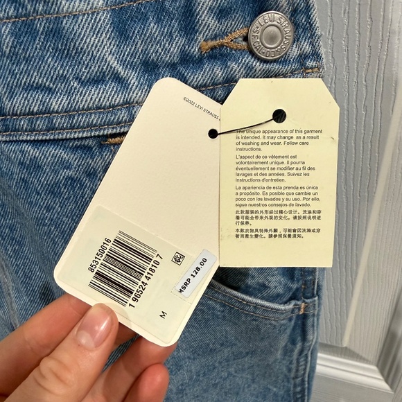 Levi's Premium VINTAGE DENIM WOMEN'S OVERALLS - Picture 5 of 8